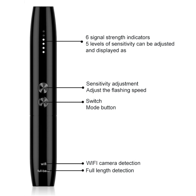 WT09 IR Camera Lens Detector Wireless Signal Detect Device Finder Anti-tracking GPS Radar Radio Frequency Detector WT09 IR Camera Lens Detector Wireless Signal Detect Device Finder Anti-tracking GPS Radar Radio Frequency Detector